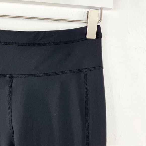 Kyodan Black Mesh Reflective Stripe Leggings Small - Picture 2 of 7